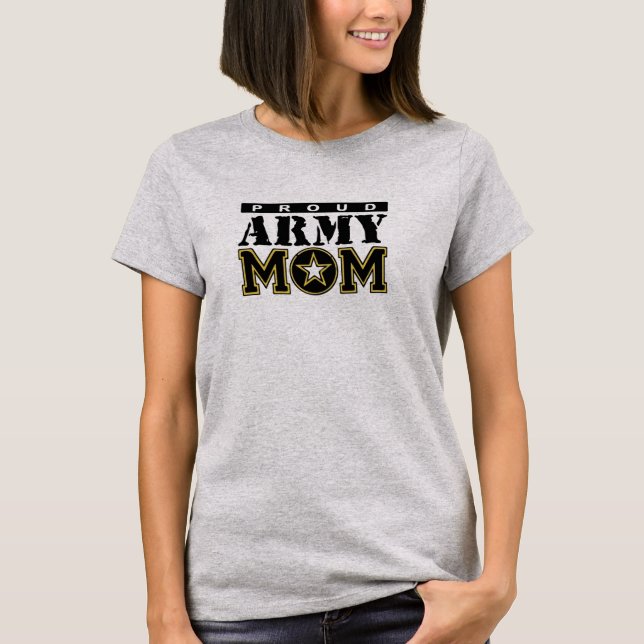 Proud Army Mom T-Shirt (Front)