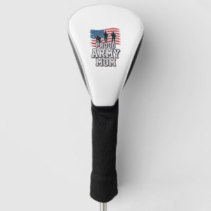 Proud Army Mom Vintage Patriotic Military Shirt_1 Golf Head Cover