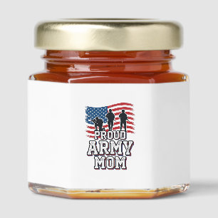 Proud Army Mom Vintage Patriotic Military Shirt_1 Honey Jar Favors