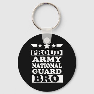 Proud Army National Guard Brother National Keychain