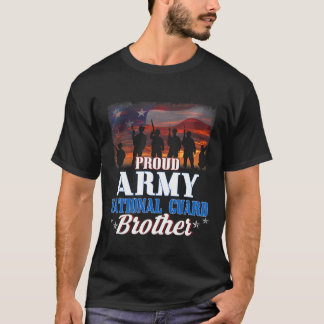 Proud Army National Guard Brother US Flag Shirt Pa