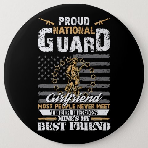 Proud Army National Guard Girlfriend Flag Shirt U Button