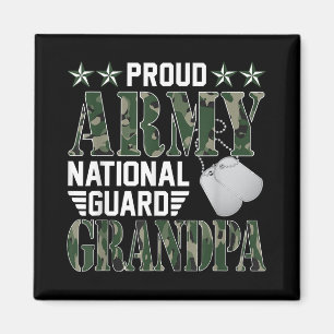 Proud Army National Guard Grandpa Military Family  Magnet