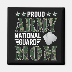 Proud Army National Guard Mom Military Family Vete Magnet