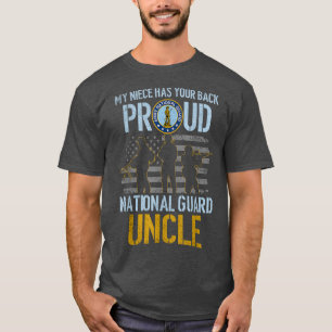 Proud Army National Guard Uncle U T-Shirt
