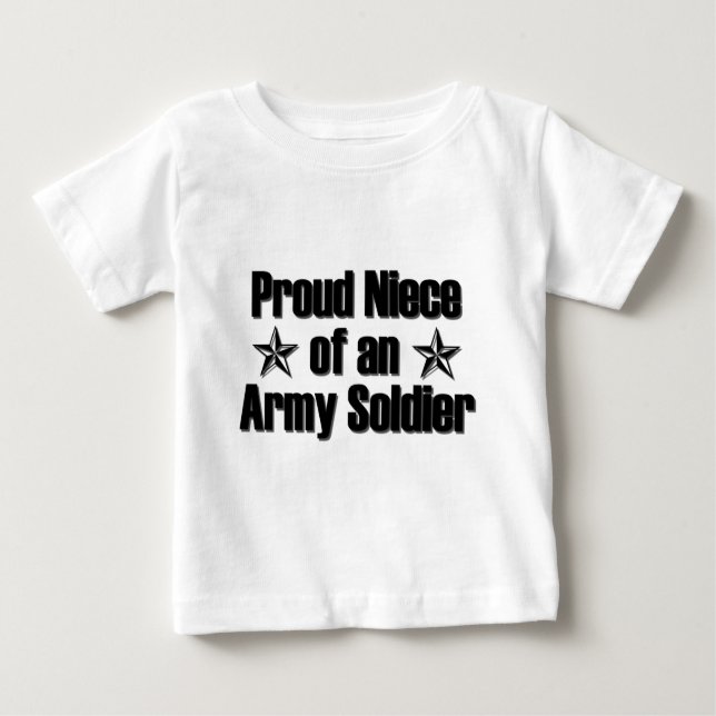 Proud Army Niece Baby T-Shirt (Front)