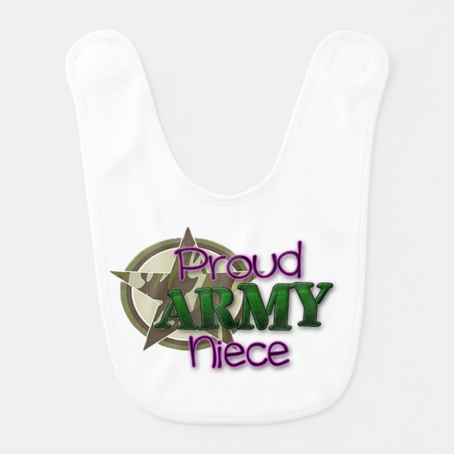 Proud ARMY Niece Bib (Front)