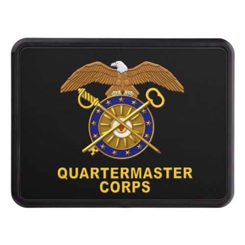 Proud Army Quartermaster Corps Veteran Hitch Cover