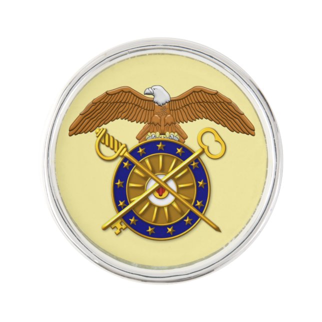 Proud Army Quartermaster Corps Veteran Lapel Pin (Front)