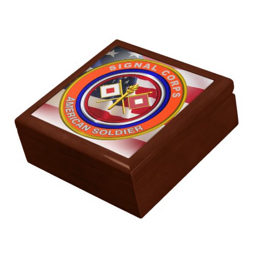 Proud Army Signal Corps Veteran Gift Box