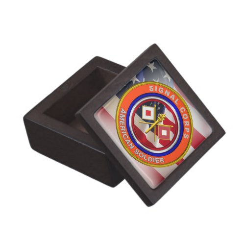 Proud Army Signal Corps Veteran Gift Box
