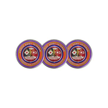 Proud Army Signal Corps Veteran Golf Ball Marker Proud Army Signal Corps Veteran Golf Ball Marker
