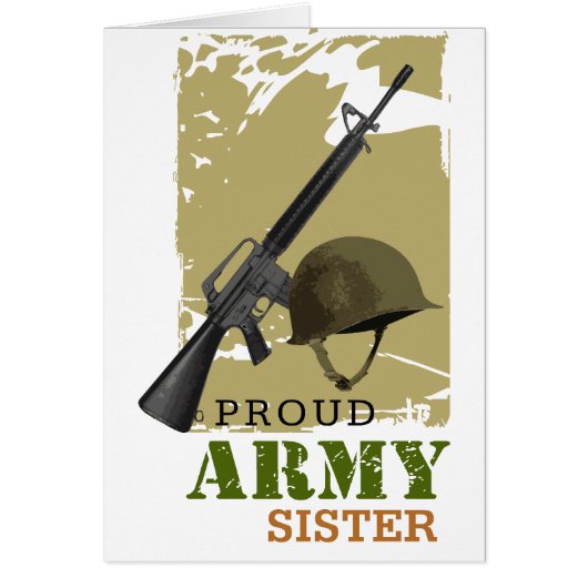 Proud Army Sister Cards (Front)