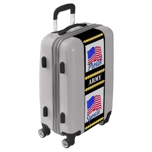 Proud Army Spouse Luggage