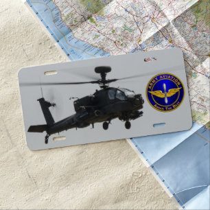 Proud Army Veteran Aviation Colors License Plate