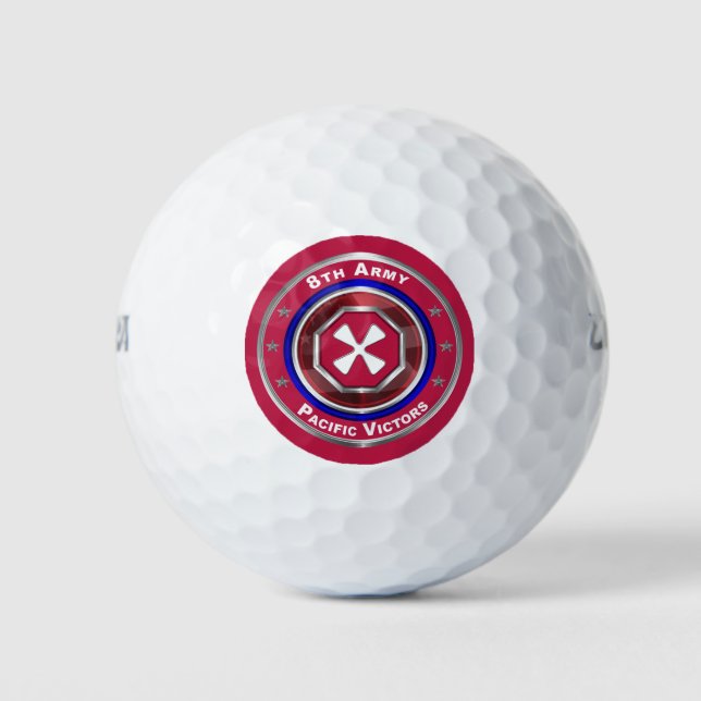 Proud Army Veteran Cavalry Soldier Golf Balls (Front)