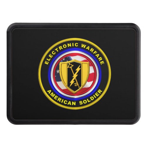 Proud Army Veteran Electronic Warfare Hitch Cover