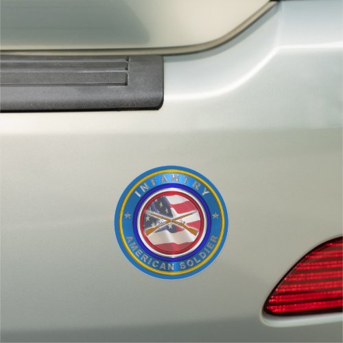Proud Army Veteran Infantry Car Magnet