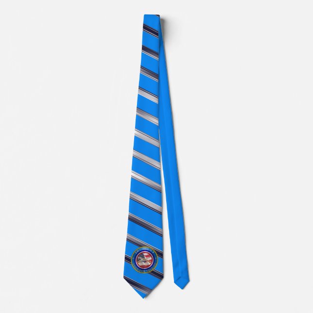 Proud Army Veteran Infantry Neck Tie (Front)