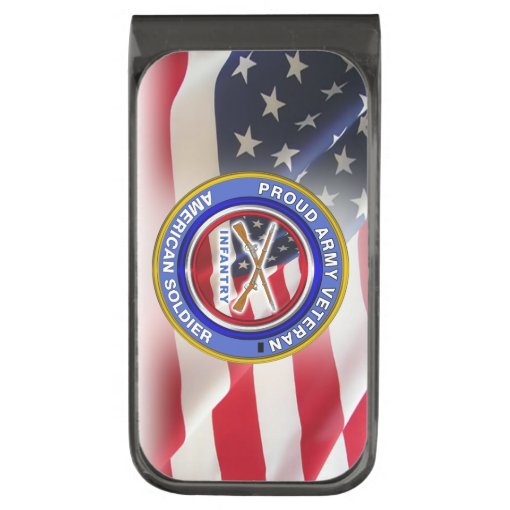 Clip Portabanconota Metallo U.S. Army Rangers Fatta In USA - Acciaio Inox, Finitura Argento - 5