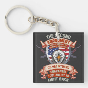 Proud Army Veteran – Military American Flag Keychain