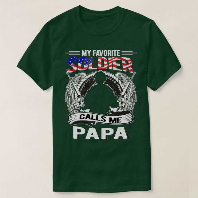 Proud Armys Grandma  Military Pride (11)  T-Shirt (Design Front)