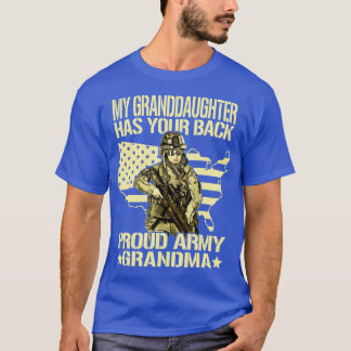 Proud Armys Grandma  Military Pride (13)  T-Shirt