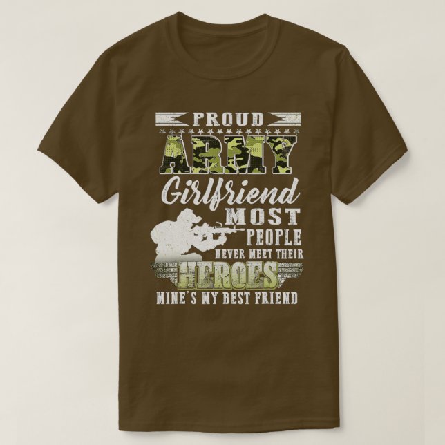 Proud Armys Grandma  Military Pride (36)  T-Shirt (Design Front)