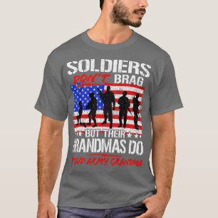 Proud Armys Grandma Military Pride (82) T-Shirt