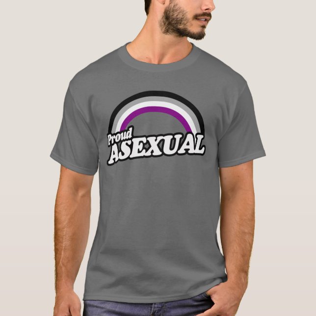 Proud Asexual Pride T-Shirt (Front)