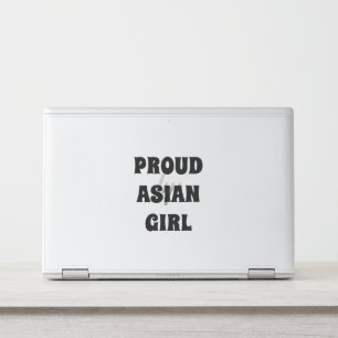 Proud Asian Girl, HP Laptop Skin