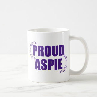 Proud Aspie Pretty Purple Coffee Mug