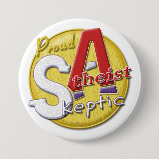Proud Atheist Skeptic button