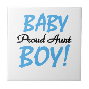Proud Aunt Baby Boy T-shirts and Gifts Tile