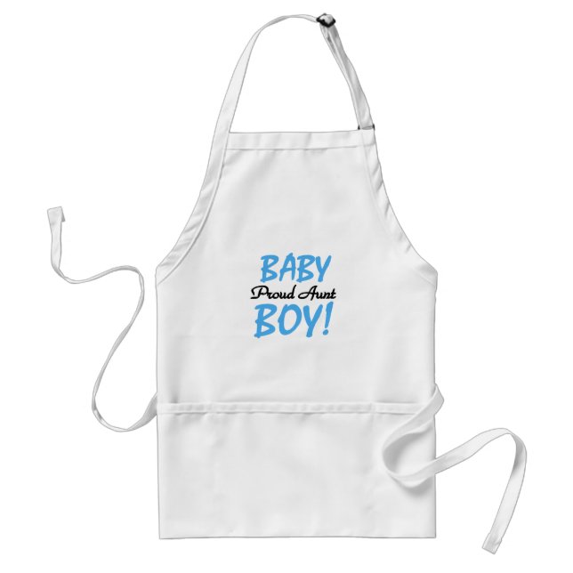 Proud Aunt Baby Boy Tshirts and Gifts Adult Apron (Front)