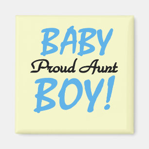 Proud Aunt Baby Boy Tshirts and Gifts Magnet