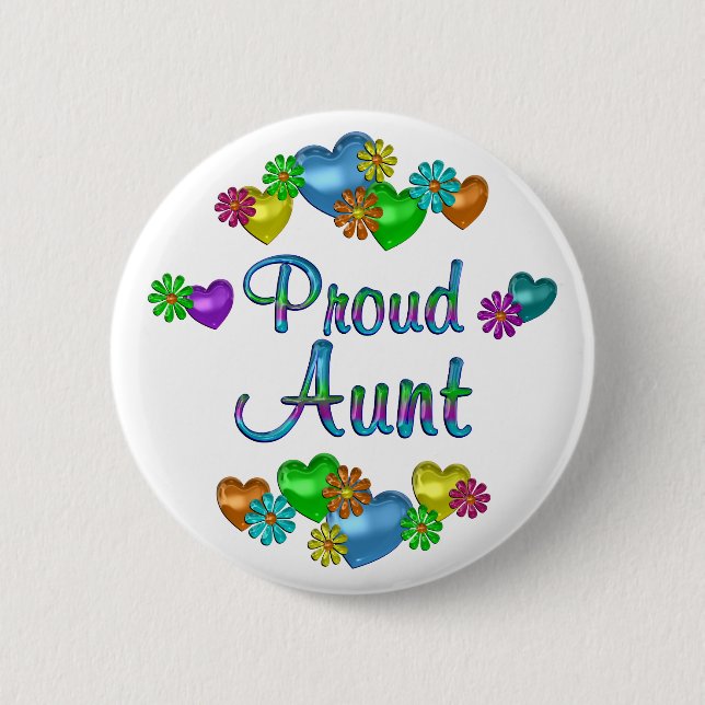 Proud Aunt Button (Front)