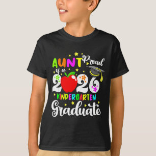 Proud aunt of 2026 kindergarten graduate mothersPr T-Shirt