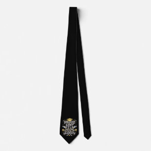 Proud Aunt Of A 2025 Graduate Graduation Family Neck Tie