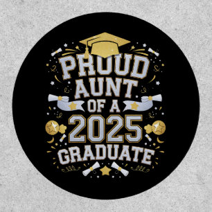 Proud Aunt Of A 2025 Graduate Graduation Family Patch