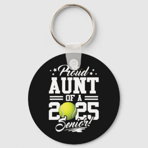 Proud Aunt Of A 2025 Senior Graduate Tennis Ll  Keychain