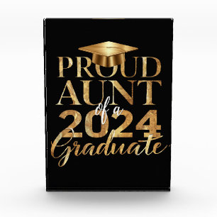 Proud Aunt of a Class of 2024 Senior Graduation Photo Block
