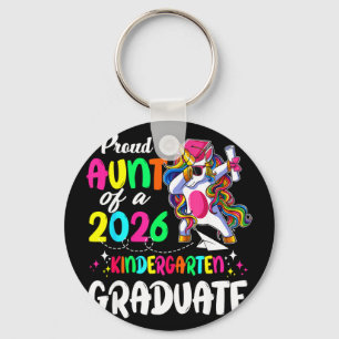 Proud aunt of a class of 2026 pre-k graduateProud  Keychain
