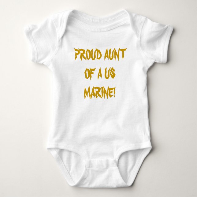PROUD AUNT OF A MARINE T-Shirt (Front)