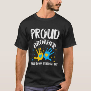 Proud Aunt World Down Syndrome Awareness Family Su T-Shirt
