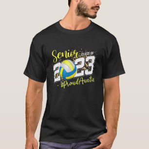 Proud Auntie of 2023 Senior Graduate Volleyball Se T-Shirt