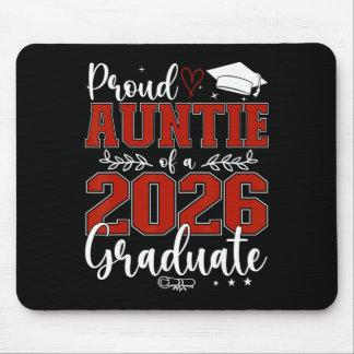 Proud Auntie Of A Cl Of 2026 Graduate Senior Gradu Mouse Pad