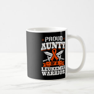 Proud Aunty Of A Leukemia Warrior Tia Awareness Bl Coffee Mug