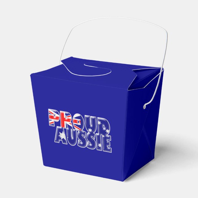 proud Aussie - Favor Boxes (Front Side)