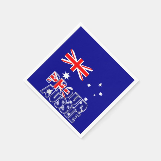 proud Aussie Napkins (Corner)